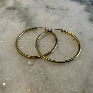 10k Gold hoop earrings